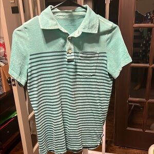 Vineyard Vines Mint Green Striped Polo Shirt